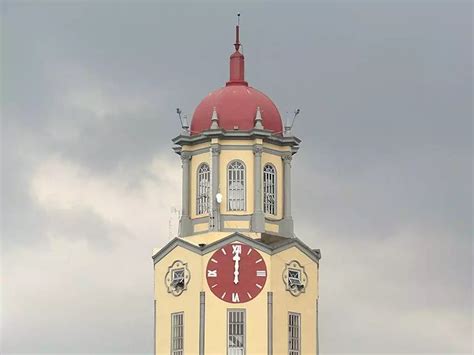 Manila City Hall’s iconic clock tower, renovated view deck .
